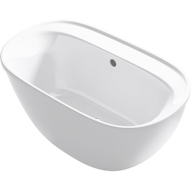 Spectacle 60.19'' L Freestanding Soaking Bathtub