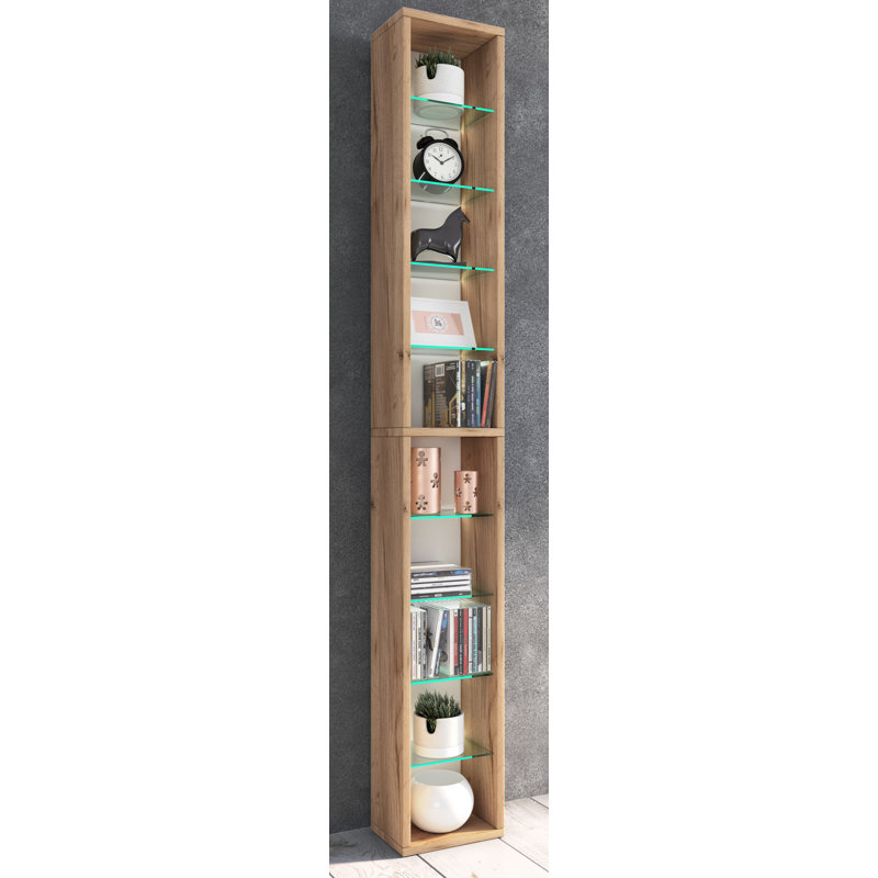 Autom 151cm H x 21cm W Standard Bookcase