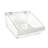Small Deep Bin Tray Kit with Adjustable Dividers, up to 3 Compartments for Pegboard or Slatwall