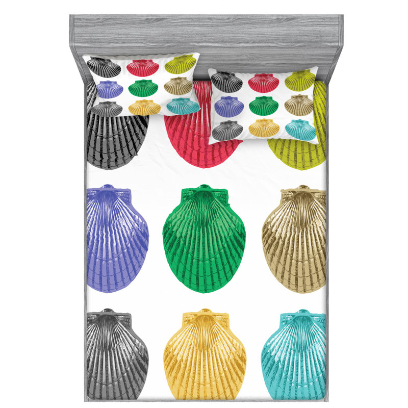 Microfiber Sheet Set, Queen Sheet Set with Fitted Sheet