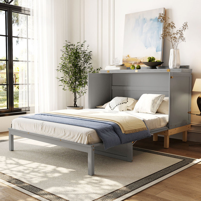 Grand lit escamotable, Gris