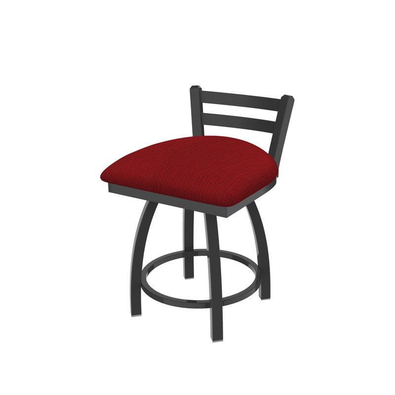 Tabouret de coiffeuse Jackie, Tissu-graphique rubis, Étain