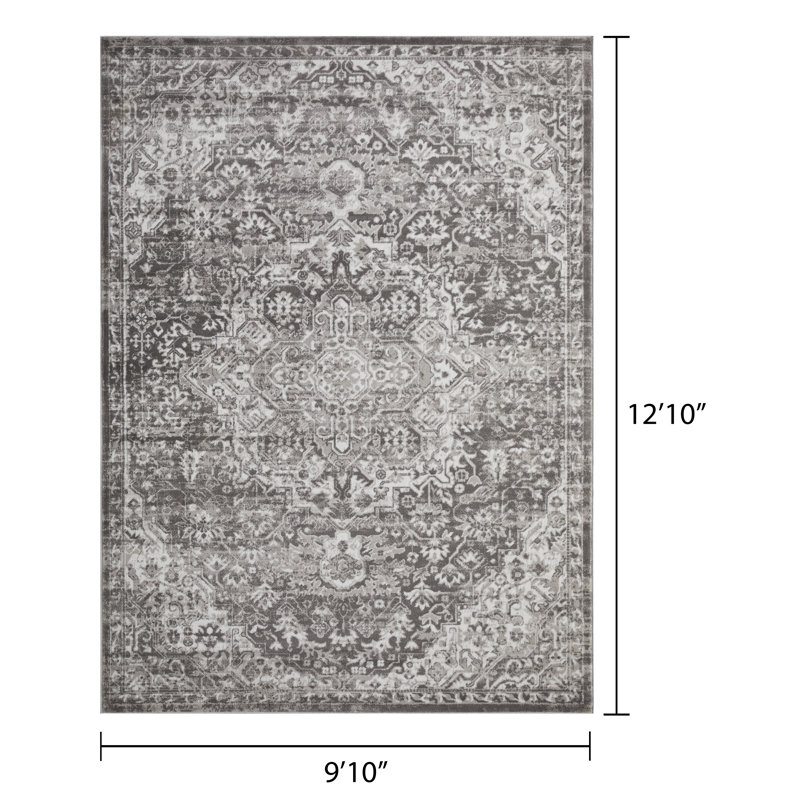 Ragheb Oriental Indoor Rug, Rectangle 9'10" x 12'10"