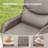  5-Piece Patio Furniture Set With Swivel Glider Chairs, 6-Inch Ultra-Plush Cushions & Water-Resistant Olefin Fabric-1618916288