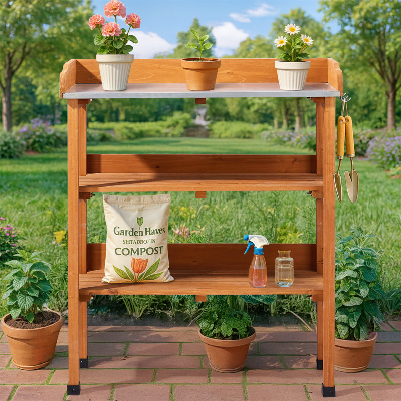 Banc de jardin 3 étages