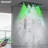 Ceiling Double Rain Music LED Shower Head with Handheld Spray Rainfall Shower System Set Rough-in Valve Included-111031731