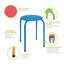 Stacking Classroom Stool