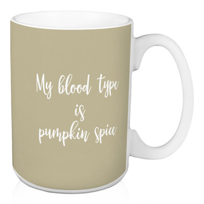 Grande tasse à café citrouille de type sanguin Olinda
