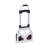 Folding Hand Truck and Dolly, 176 lbs Capacity, Aluminum Foldable Cart, Heavy-Duty Luggage Trolley Cart with Telescoping Handle and PP+TPR Wheels for Home, Office, Shopping, Travel