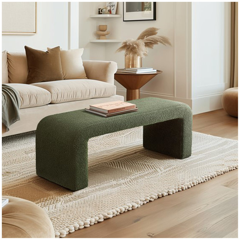 Banc Boucle crème l 42 po, Vert
