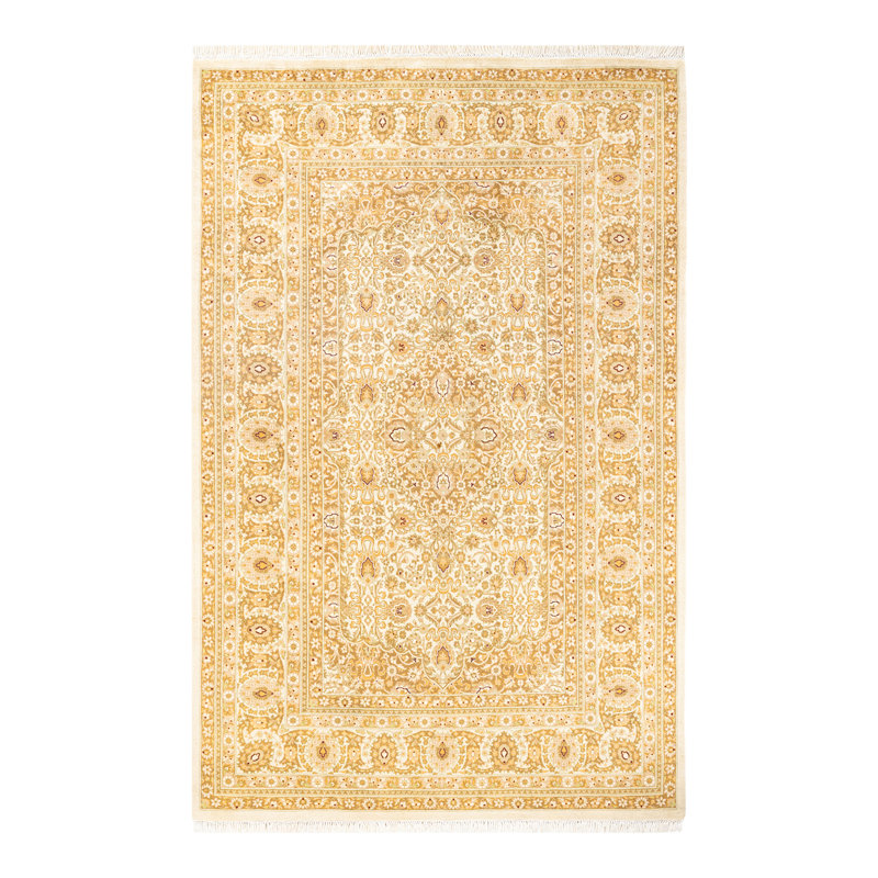 Classic One-of-a-Kind 4' 8" x 7' 2" Hand Knotted Area Rug