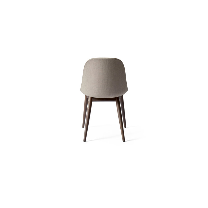 Harbour Dining Chair, Bouclé 02 Acrylic, Dark Stained Oak