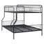 Full XL Over Queen Metal Bunk Bed-1242843129
