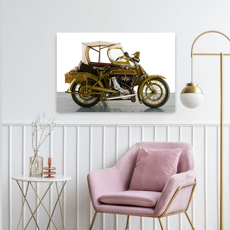1915 Motosacoche 996Cc Combinaison de motocyclette, paysage abstrait classique, art mural, H 24 po x l 36 po