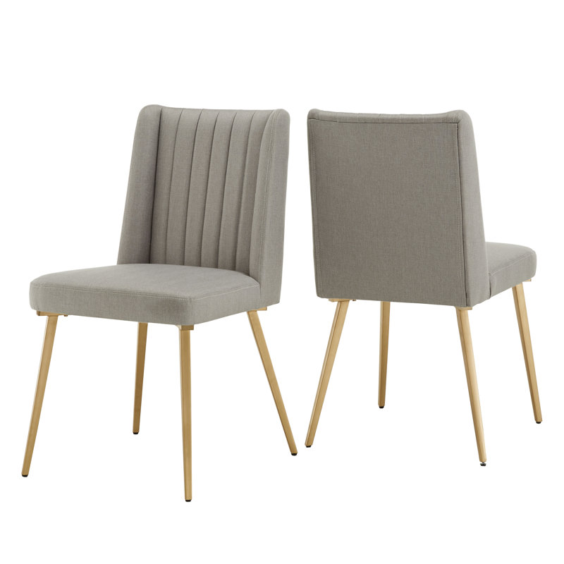 Chaise d'appoint à oreilles Simmerman, Gris cendre