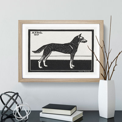 Dog by Julie De Graag - Picture Frame Painting