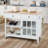 Loganton Solid Wood Top Kitchen Island-763734064