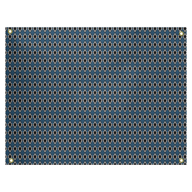 Tapisserie katelyn elizabeth à carreaux géométriques Avicia, Intérieur, H 71 po x l 83,5 po