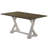Devante Foldable Leaf Trestle Dining Table-570200065-570200070