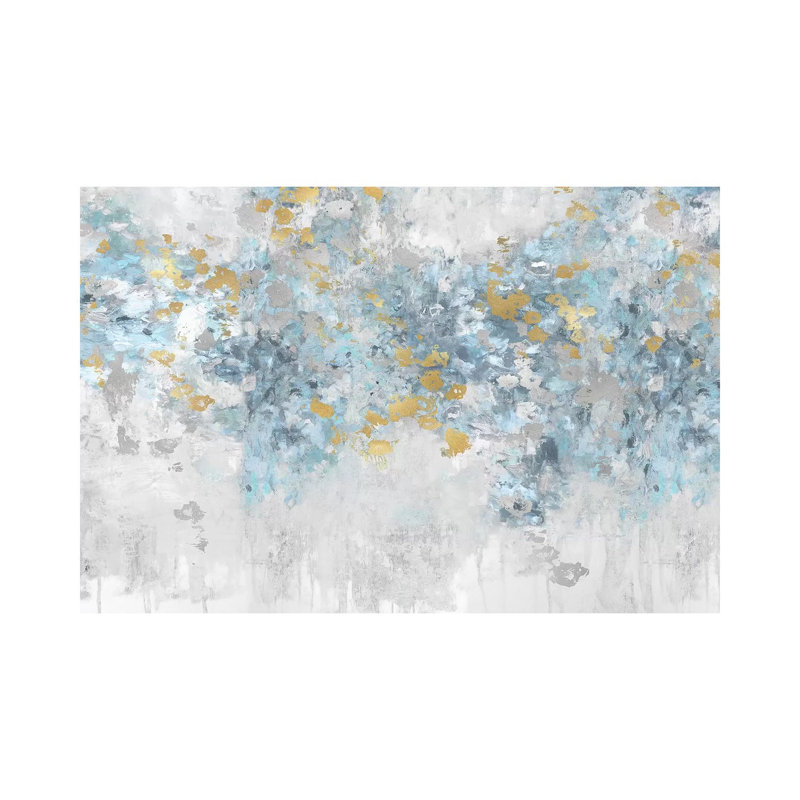 Charmed Aqua by Nikki Robbins - Wrapped Canvas Painting, 66.04 cm H x 45.72 cm W x 3.175 cm D