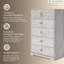 Commode 5 tiroirs Bedriye