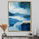 «Nyri Blue Ethereal Coastal Horizon III», art mural paysages