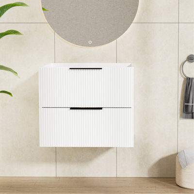 Meuble-lavabo blanc 24 po sans lavabo