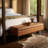 Ottoman Bench - Mid-Century Modern Bench With Synthetic Leather And Stitching, End Of Bed Bench With Hidden Storage, For Living Room, Bedroom, Entryway, Caramel Brown-539189428