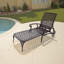 Chaise longue inclinable en aluminium avec roulettes 1 pièce-2092973657