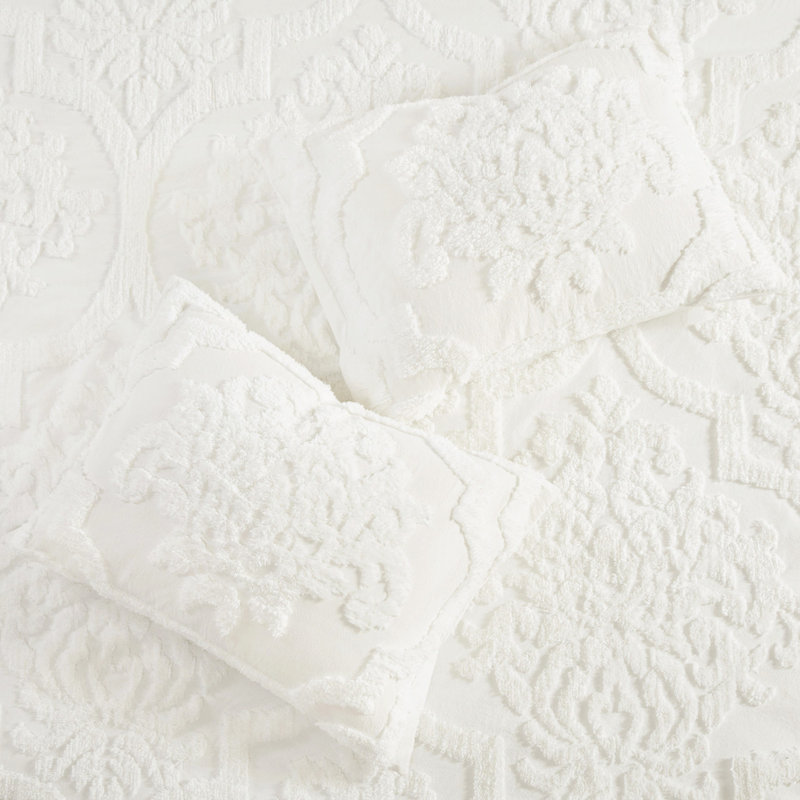 Édredon très grand / très grand - chenille de coton, rembourrage, housse 100% rétro, rembourrage pour une bonne nuit de sommeil