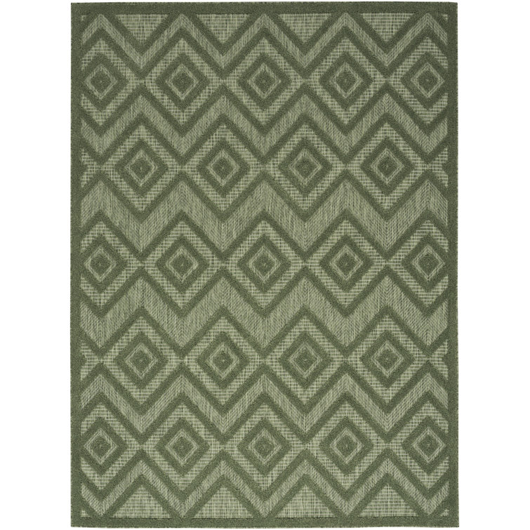 Union Rustic Konstantia Geometric Indoor / Outdoor Rug & Reviews | Wayfair