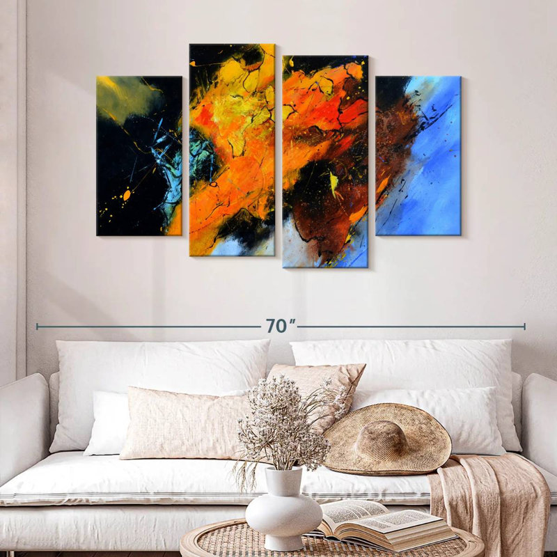 Avery Abstract Bullhead, 32'' H x 52'' W