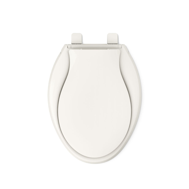 Transitions® Quiet-Close with Grip-Tight Elongated Toilet Seat, Biscuit, Ready Latch