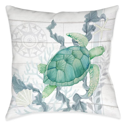 Beach Therapy Polyester Throw Pillow