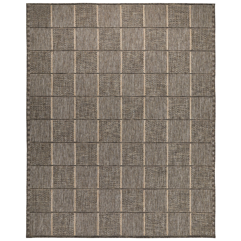 Chequered Indoor / Outdoor Area Rug, Rectangle 160 x 230cm