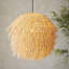 Pushpa Pendant light Lamp Shade (unwired) finished in Natural