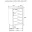 Commode 5 tiroirs Gregory