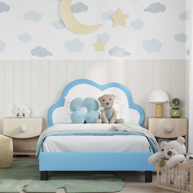 Bed Frame, 100 x 200cm, Blue