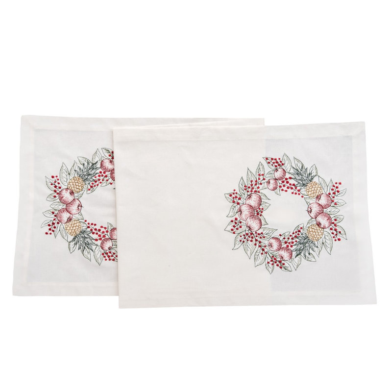Ipswich Floral 100% Cotton Christmas Table Runner