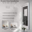 Miroir de salle de bain 24 pouces à DEL sans cadre, miroir intelligent-1164621164