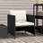 23.6" Wide Wicker Patio Sofa with Cushions-757142172-757142173