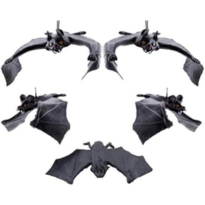 Chauve-souris en caoutchouc très mignonne, décoration d'Halloween