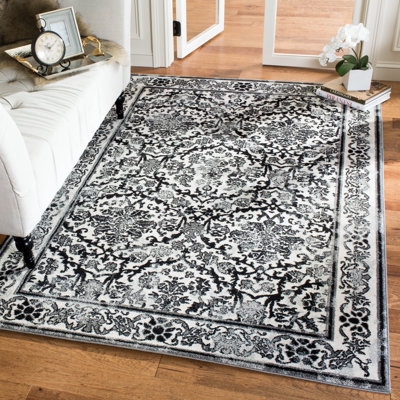 Alessia Oriental Ivory/Gray Area Rug