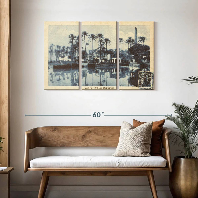 Rorry Cairo Village, 28" H x 45" W