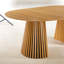 Table de chevet extensible Mid-Century - 47,24 po à 78,74 po, plateau en panneau de fibres à densité moyenne, base en métal