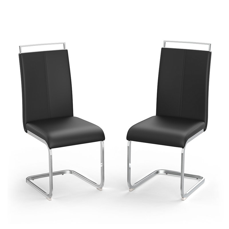 Fredi Cantilever Chair, Black