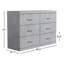 Commode 6 tiroirs 46,5 po Caomhan-1697886941