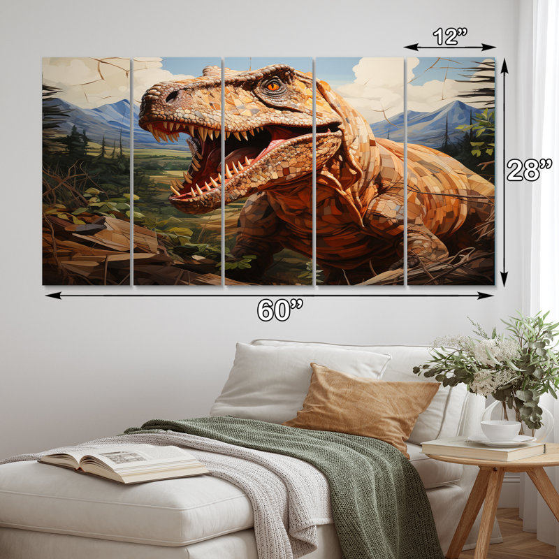 Ensemble de décoration murale dinosaure