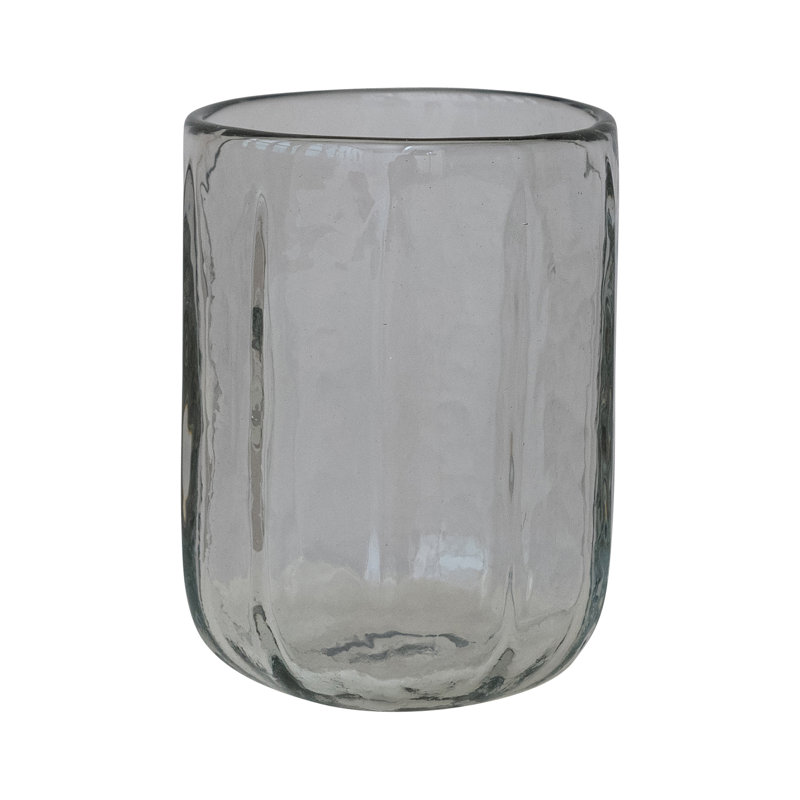 Verre à boire rond soufflé à la main, 10 oz