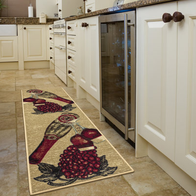 Siesta Abstract Non-Skid Kitchen Mat